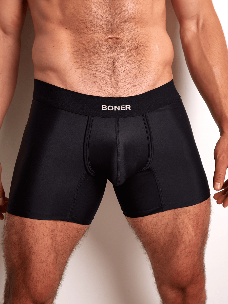 B xer Cl sico En Nylon Para Hombre BONER Negro BONER UNDERWEAR b-xer-cl-sico-en-nylon-para-hombre-boner-negro-boner-underwear
