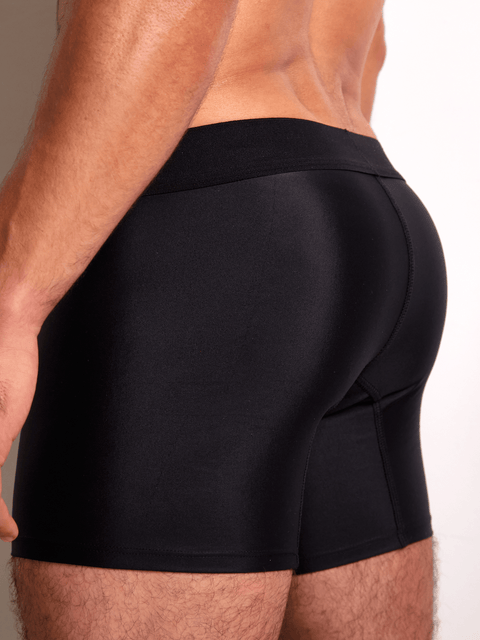 Bóxer clásico en nylon para hombre | BONER - Negro